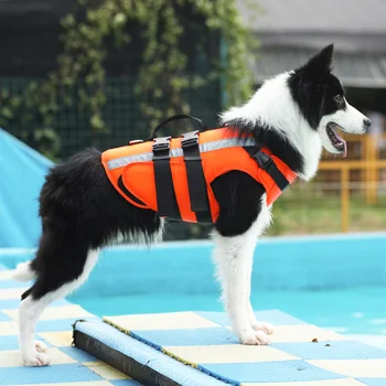 Спасательный жилет для домашних собак, защитная одежда, спасательный жилет, Одежда для плавания, купальники для маленьких больших собак, Хаски, французский бульдог, аксессуары для собак