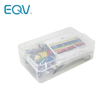 Стартовый набор EQV для arduino с резистором /светодиодом / конденсатором / соединительными проводами /Макетный набор резисторов с розничной коробкой