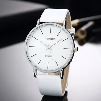 Стиль Белые Кожаные часы, Женские модные часы, Минималистичные Женские Повседневные наручные часы, Женские кварцевые часы Reloj Mujer 2022