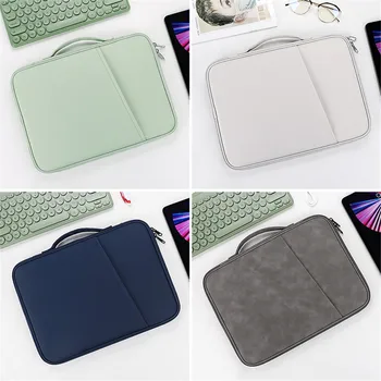 Сумка для ноутбука с боковой переноской для iPad Air 2 1 2019 Pro 11 12,9 XiaoMi Pad 5 10 Чехол 2017, сумка для ноутбука с рукавом 13 Дюймов, противоударный чехол
