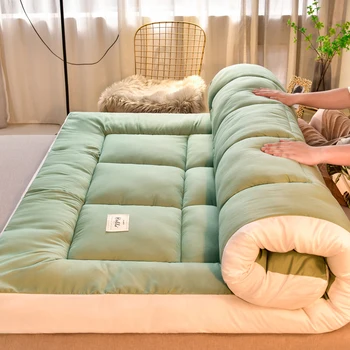 Супер удобный матрас домашний утолщенный ультра-мягкий студенческий одноместный двуспальный матрас в общежитии, коврик для сна с татами