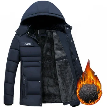 Толстая теплая зимняя парка, Мужская флисовая куртка ded, мужская зимняя куртка, военные куртки-карго, Мужское пальто, уличная одежда, Прямая поставка