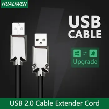 Удлинитель кабеля USB 2.0, кабели для передачи данных, сверхскоростной удлинитель данных для монитора, проектора, мыши, клавиатуры