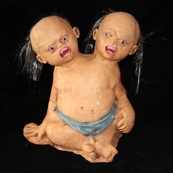 Украшение для страшной куклы-младенца на Хэллоуин, кукла-призрак, кукла-латекс, имитирующий манекен, реквизит для дома с привидениями, вечерние трюки или угощения