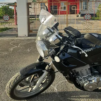 Универсальный удлинитель лобового стекла мотоцикла, Регулируемый спойлер, зажимной дефлектор ветрового стекла для BMW KAWASAKI YAMAHA HONDA SUZUKI