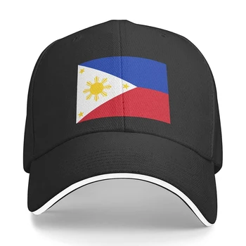 Флаг Филиппин, бейсболка Унисекс, подходит для мужчин и женщин, Регулируемая шляпа для папы, кепка для сэндвича