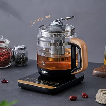 Чайник Midea, сохраняющий здоровье, Электрический чайник, интеллектуальный чайник, чайная плита 1,5 л с фильтром 220 В