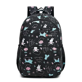 Школьные сумки большой емкости для девочек, сумка через плечо, детская школьная сумка, школьный рюкзак с принтом, рюкзак, детская сумка для книг