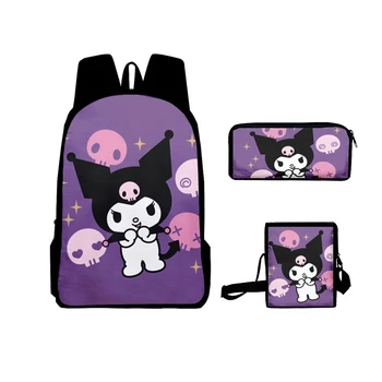 Школьный рюкзак Аниме Куроми, сумка через плечо, Пенал, набор, двухмерный Милый рюкзак в японском стиле, милый рюкзак