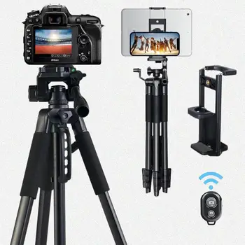 Штатив для камеры из алюминиевого сплава премиум-класса для фотосъемки с мобильных телефонов и планшетов
