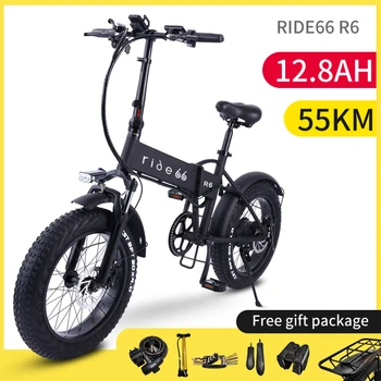 Электрический велосипед mountain e bike 500 Вт складной 20-дюймовый велосипед Fat Tire для взрослых, мужчин и женщин