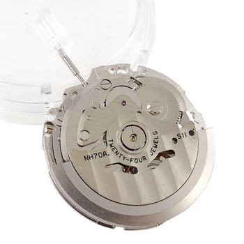 Япония NH70/NH70A Полый автоматический часовой механизм 21600 BPH 24 драгоценных камня Высокая точность, пригодный для механических часов