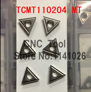 Бесплатная доставка Новый 10ШТ TCMT110204-MT Металлокерамические вставки Резец из карбидного сплава для токарного станка Держатель STUCR/STFCR/STWCR/STGCR