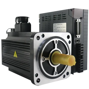 Сервоприводы Lichuan 380V 3KW 15Nm 23bit инкрементный 3-фазный серводвигатель переменного тока Драйвер 130M15020 + M1534P 2000 об./мин. серводвигатель для станка с ЧПУ